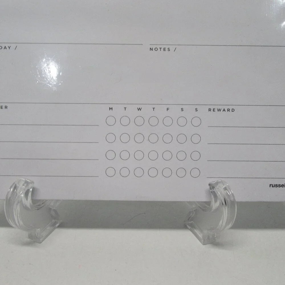 NWT! Russell+Hazel Desktop Tear-Off Calendar Pad